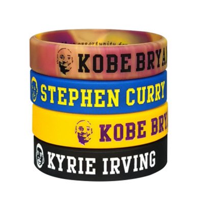 Silicone wristband and and wristband custom color printing activity game peripheral letter sports edition promotional gift